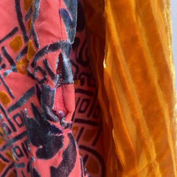 Anthropologie Velvet Patchwork Wrap Top by Moulinette Soeurs - Picture 15 of 16